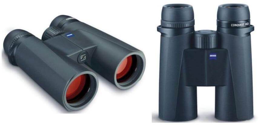 black binoculars